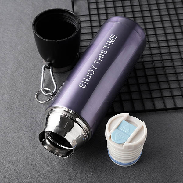 Termo Vaso Taza Deportivo Acero Inoxidable Antiderrames Uso Oficina Escolar Hogar Campar Exterior Ciclismo 500ml