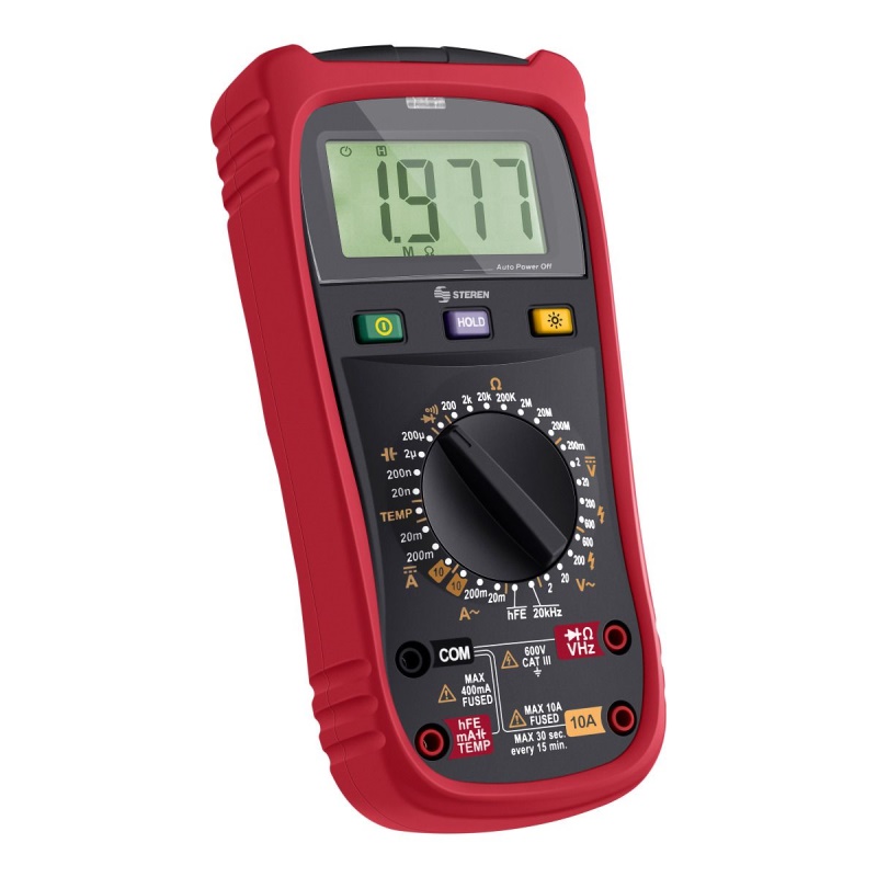 Multímetro Profesional Detector Voltaje Reparación Steren