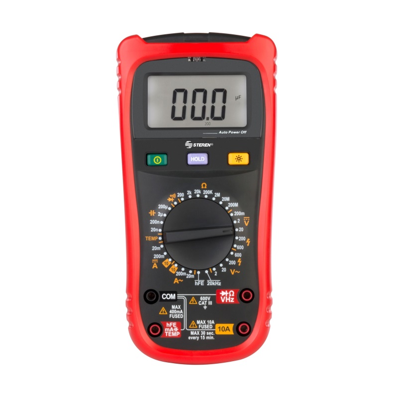 Multímetro Profesional Detector Voltaje Reparación Steren