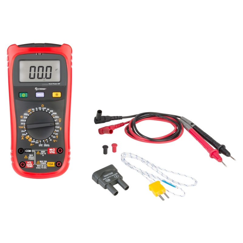 Multímetro Profesional Detector Voltaje Reparación Steren