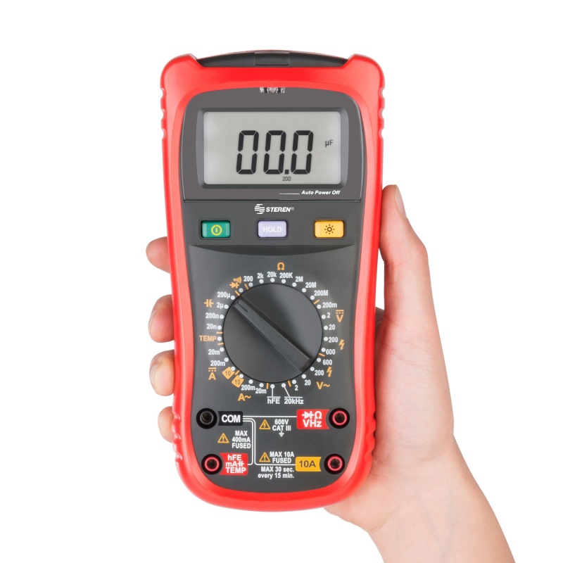 Multímetro Profesional Detector Voltaje Reparación Steren