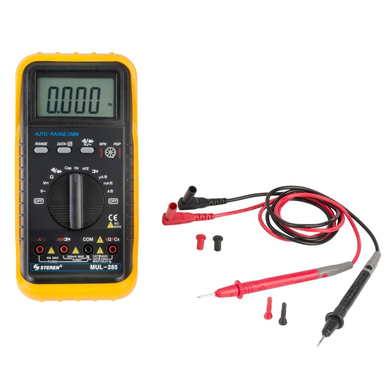 Multímetro Profesional Auto Rango Resistencia Voltaje Steren