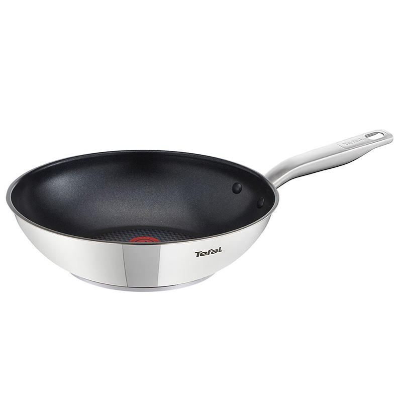 Wok T-Fal Ultimum Acero Inoxidable 28 Cm