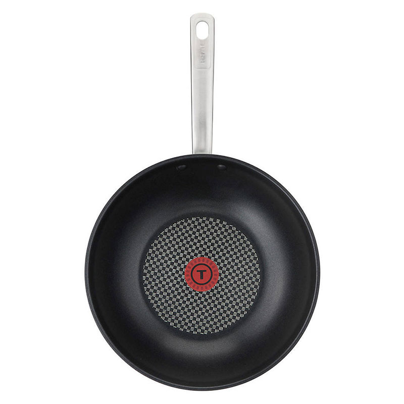 Wok T-Fal Ultimum Acero Inoxidable 28 Cm