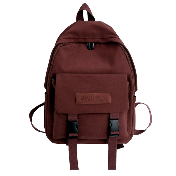 MOCHILA BACKPACK BOLSA JUVENIL POLYESTER IMPERMEABLE VARIOS COMPARTIMENTOS PRACTICA MODA DAMA