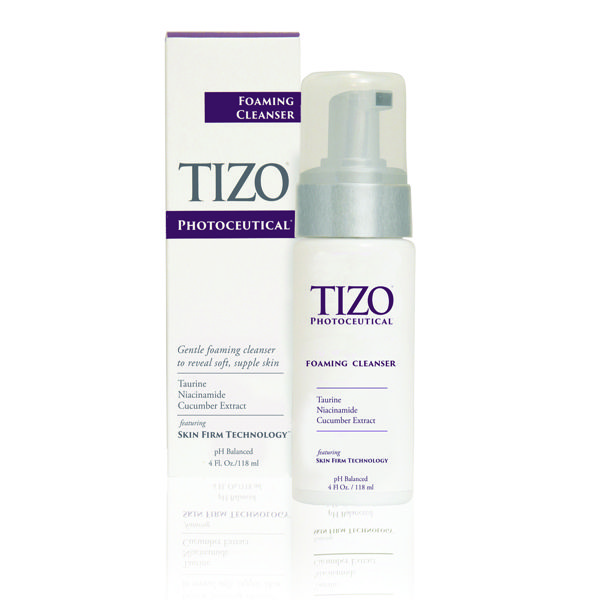 Limpiador facial en espuma TiZO Photoceutical Foaming Cleanser con Taurina  4Fl Oz/118ml.