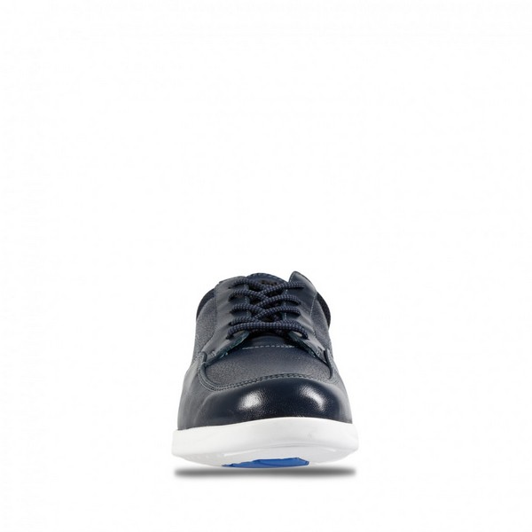 Jarking Zapato Casual para Hombre Azul Para Pies Delicados