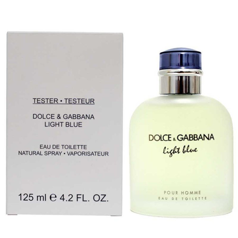 Tester Light Blue para Hombre de Dolce Gabbana Eau de Toilette 125 ML