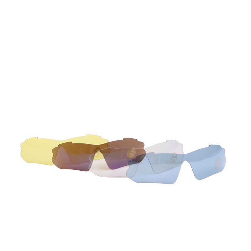 Lentes Unisex Con Mica De Policarbonato Y 4 Intercambiables Rockbros