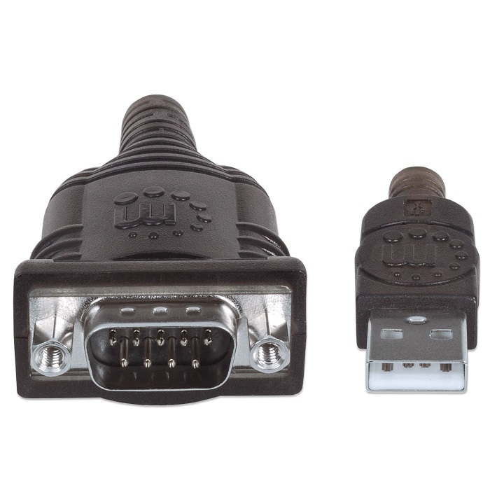 Convertidor Adaptador Serial a USB Manhattan 45cm DB9 205153