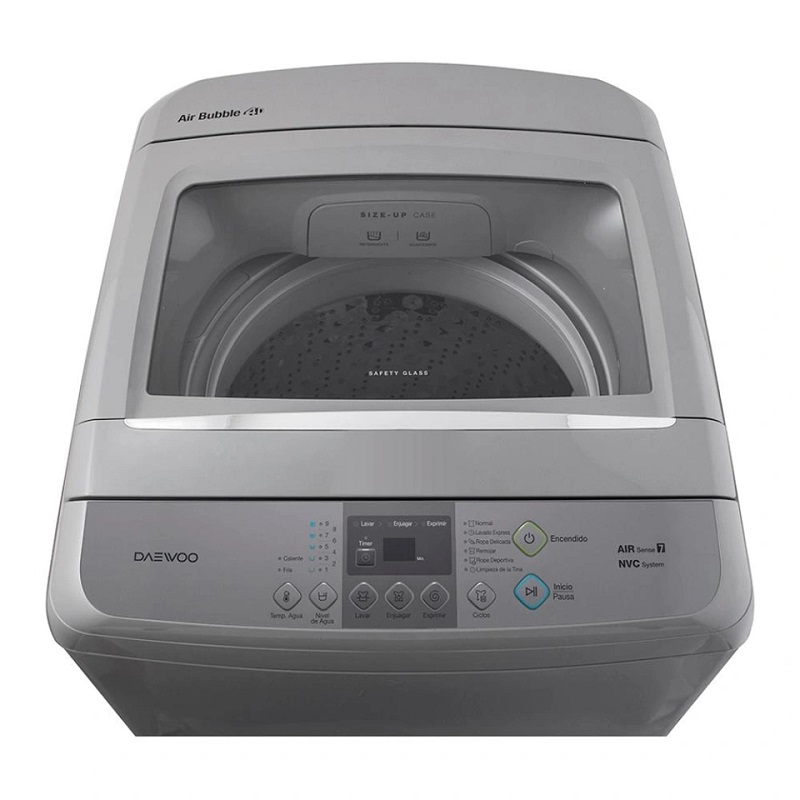Lavadora Automática Daewoo DWF-DG361AGG1 18 Kg 6 Ciclos Silver