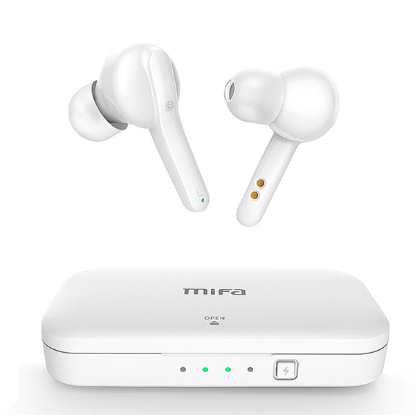 Audifonos earbuds wireless bluetooth 3D stereo con charger case Ebd3- Zeta - Blanco