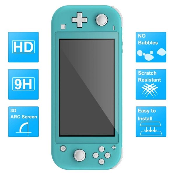 Mica Cristal Templado 9H para Nintendo Switch Lite