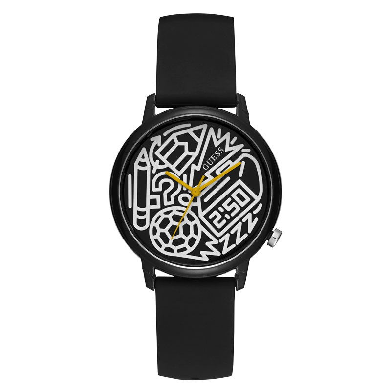 RELOJ GUESS TIME TO GIVE BLACK