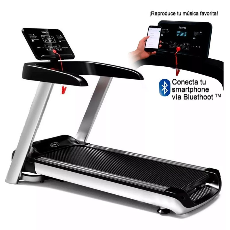 Caminadora Electrica 2Hp Gym Bluetooth Centurfit Plegable
