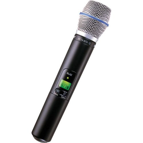 Microfono Inalambrico SHURE SLX2/BETA87A Transmisor de mano y Capsula