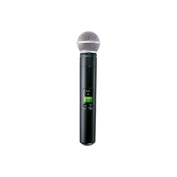 Microfono Inalámbrico SHURE SLX2-SM58 Tranmisor de mano y Capsula