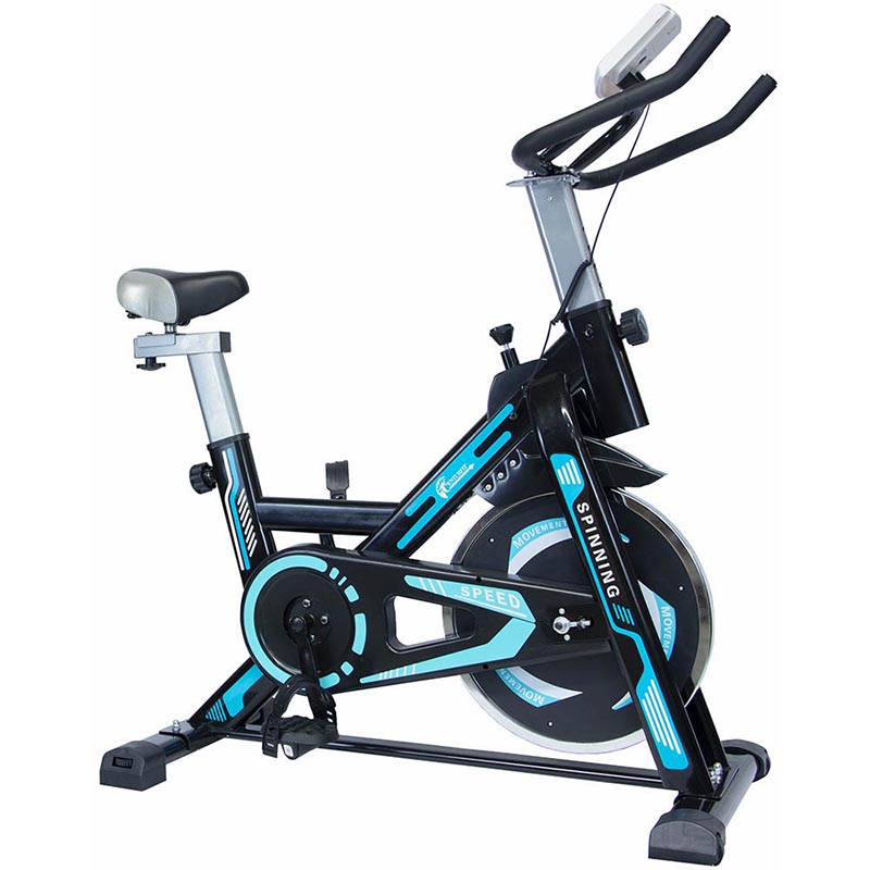 Bicicleta Spinning 8 kg Bici Fija Odometro Asiento Ajustable Hogar Centurfit