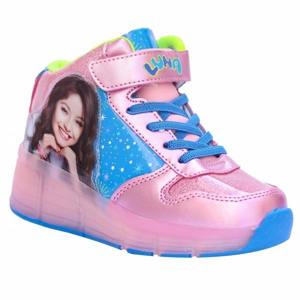Tenis Patín Botita Soy Luna Originales Led Para Niñas