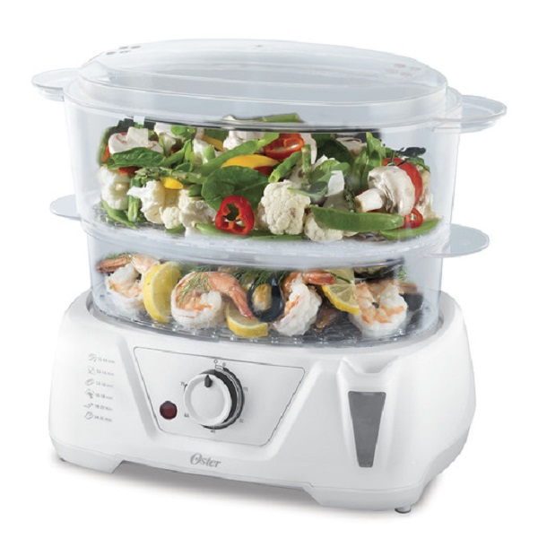 Vaporera 2 Bandejas Oster CKSTST7711-013 Blanco