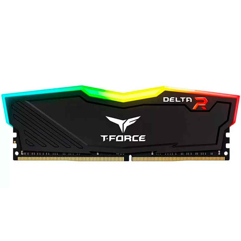 Memoria RAM DDR4 16GB 3200MHz TEAMGROUP T-Force DELTA RGB 1x16GB TF3D416G3200HC16C01 