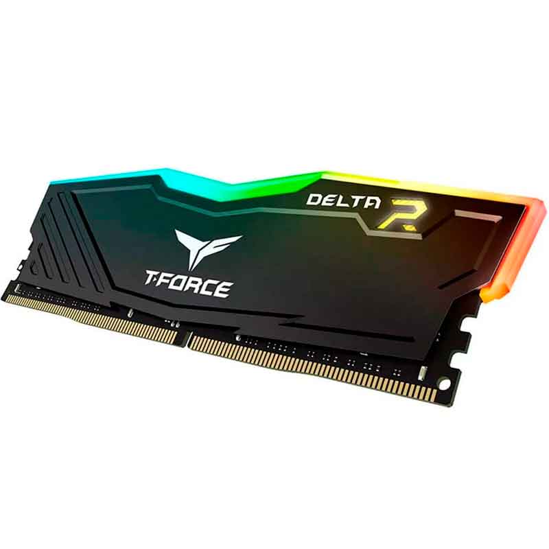 Memoria RAM DDR4 16GB 3200MHz TEAMGROUP T-Force DELTA RGB 1x16GB TF3D416G3200HC16C01 