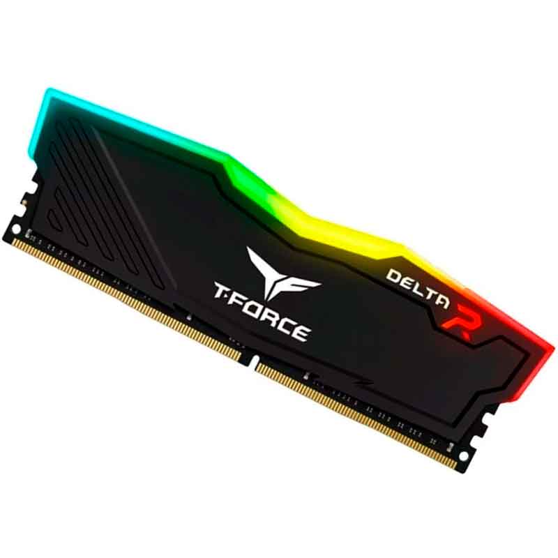 Memoria RAM DDR4 16GB 3200MHz TEAMGROUP T-Force DELTA RGB 1x16GB TF3D416G3200HC16C01 