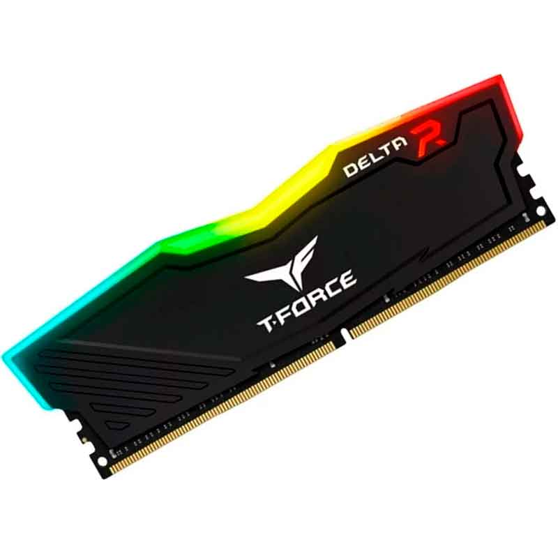 Memoria RAM DDR4 16GB 3200MHz TEAMGROUP T-Force DELTA RGB 1x16GB TF3D416G3200HC16C01 