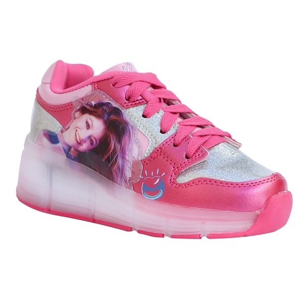 Tenis Patín Soy Luna Originales Led Pink Para Niñas