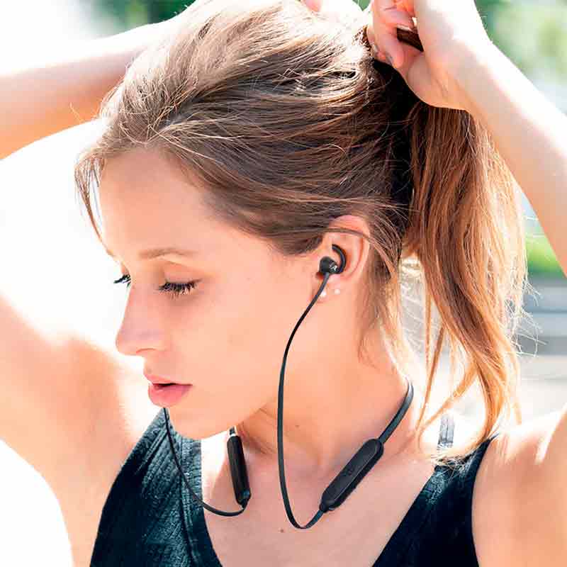 Audífonos Bluetooth Inalámbricos Deportivos con Neckband y Manos Libres Ultra HD Redlemon
