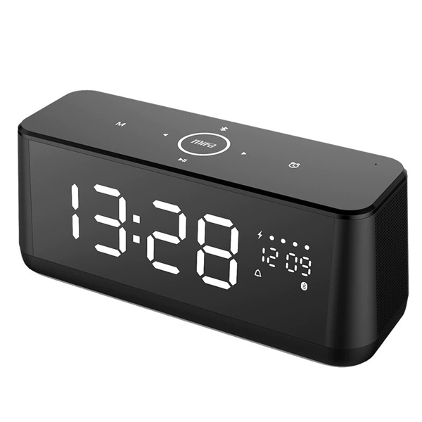 Bocina despertador con sonido stereo HD Alarm1  - Zeta - Black