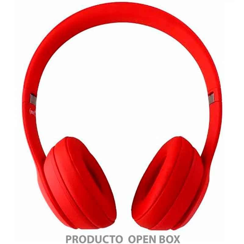 Diadema BEATS By Dre Solo3 Bluetooth Wireless 3.5mm Citrus Red MP162LL/A-OB Open Box 