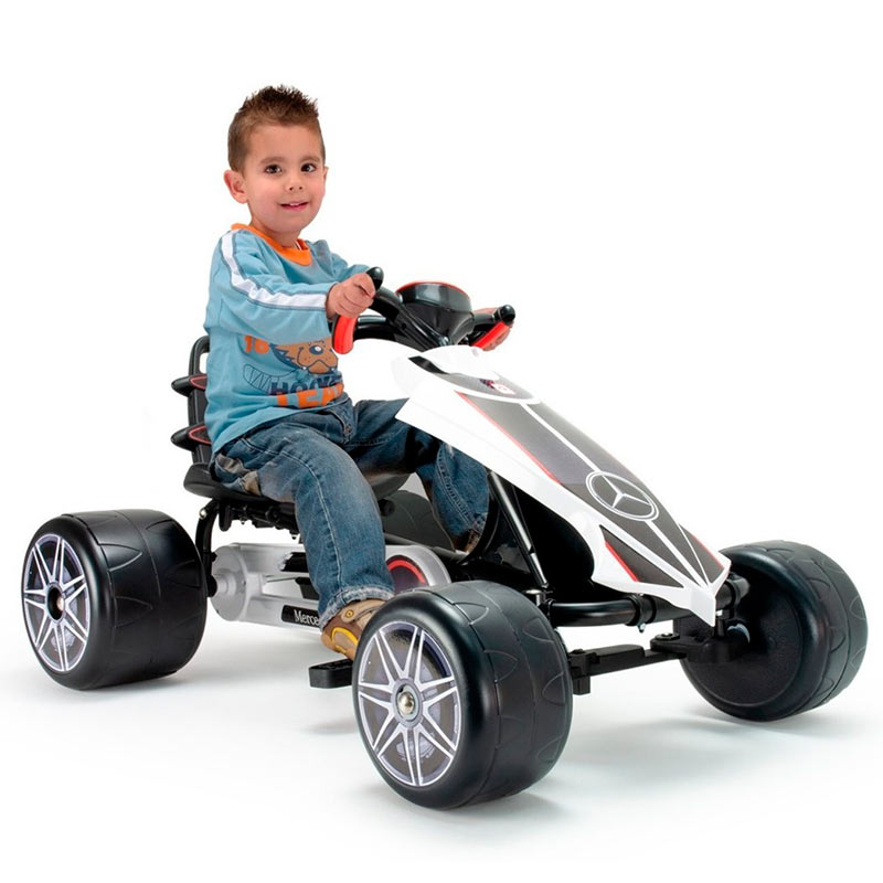 Montable Go Kart Infantil Niño Juguete Mercedes Flecha Injusa