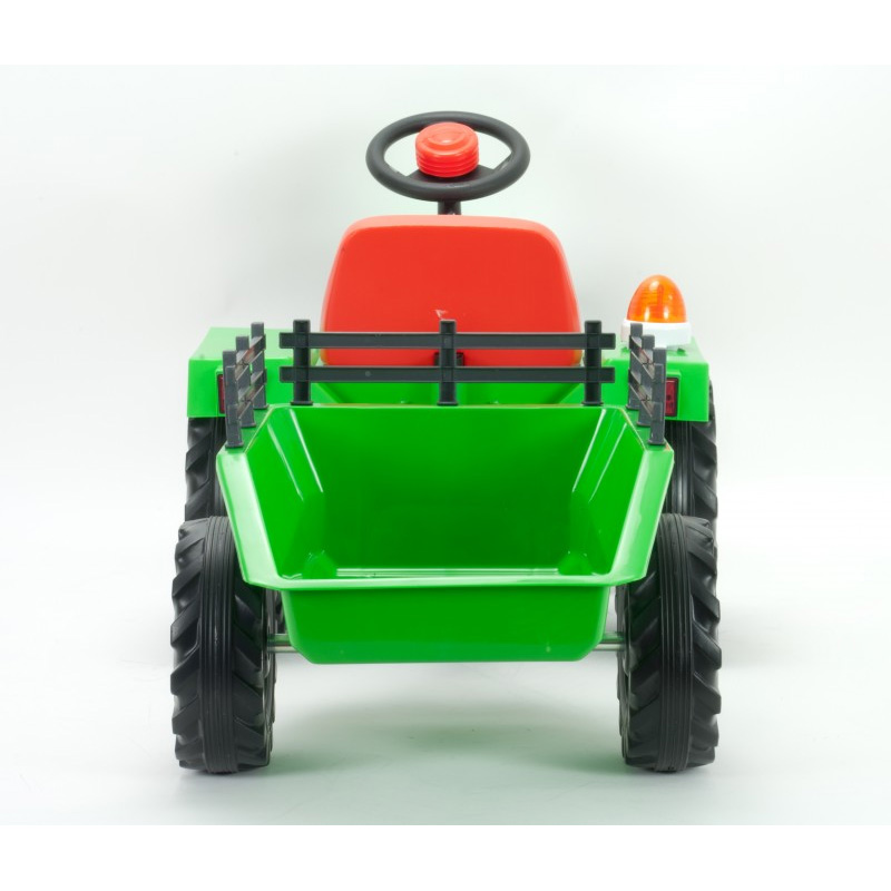 Montable Electrico Tractor Dump Infantil Juguetes Track 6V Injusa