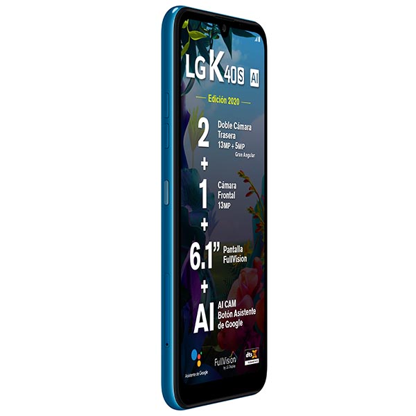 Celular LG LTE LMX430HM.AT K40S Color AZUL Telcel
