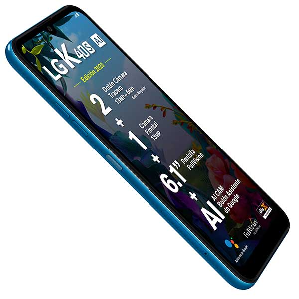 Celular LG LTE LMX430HM.AT K40S Color AZUL Telcel
