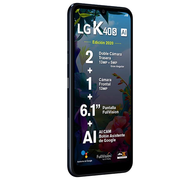 Celular LG LTE LMX430HM.AT K40S Color NEGRO Telcel