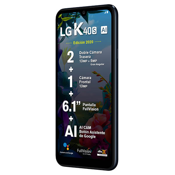 Celular LG LTE LMX430HM.AT K40S Color NEGRO Telcel