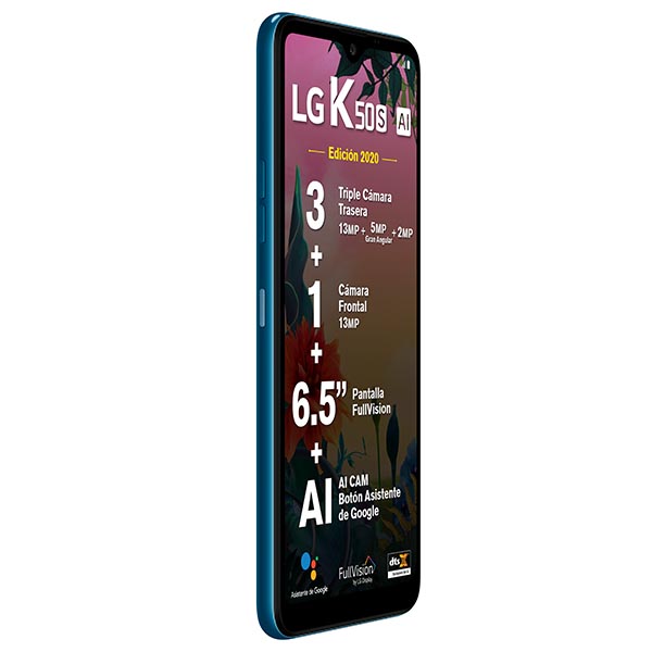 Celular LG LTE LMX540HM.AT K50S Color AZUL Telcel