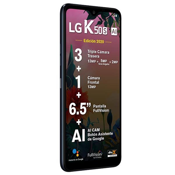 Celular LG LTE LMX540HM.AT K50S Color NEGRO Telcel