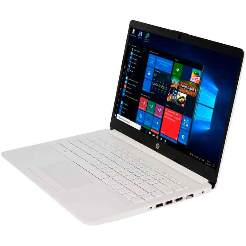 Laptop HP 14-DK0012DS A4 9125 4GB SSD 64GB 14 Win10 Blanco 6GH19UA