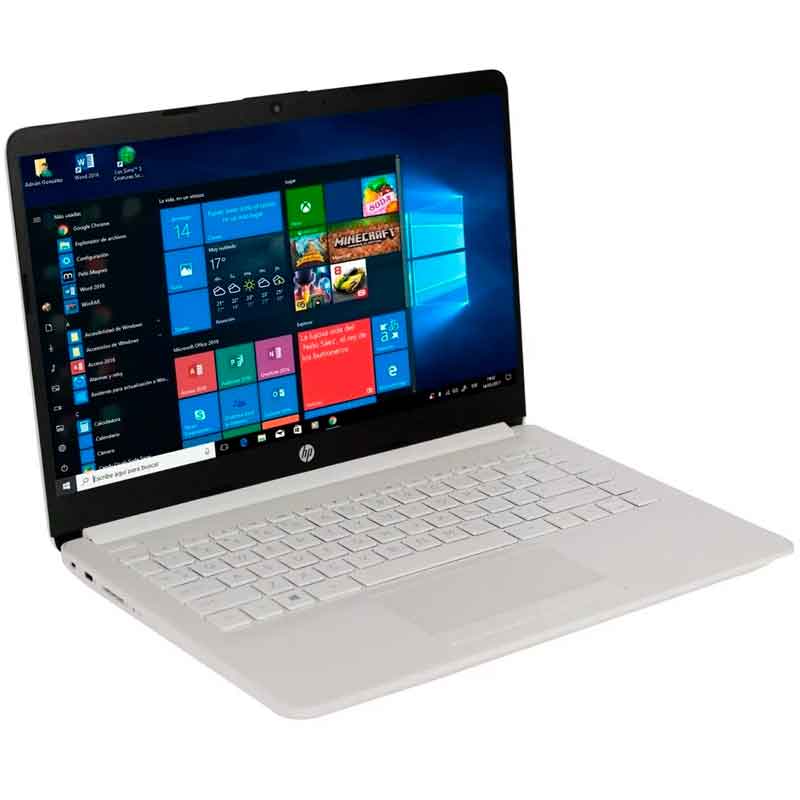 Laptop HP 14-DK0012DS A4 9125 4GB SSD 64GB 14 Win10 Blanco 6GH19UA