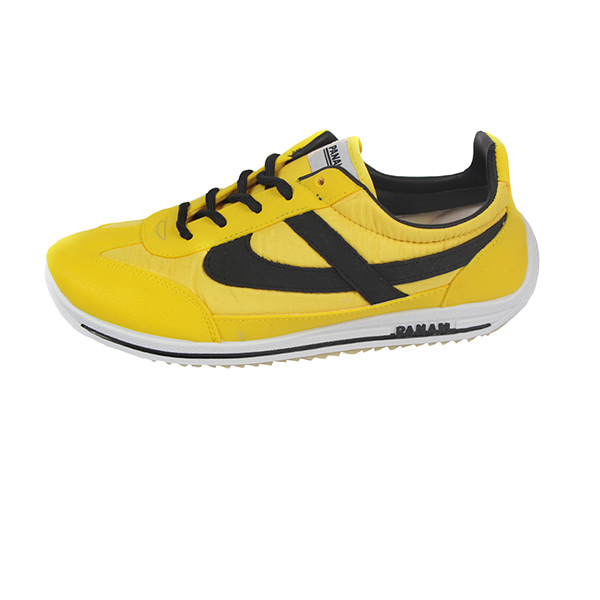 Panam tenis para hombre, casual, textil, amarillo 126C45