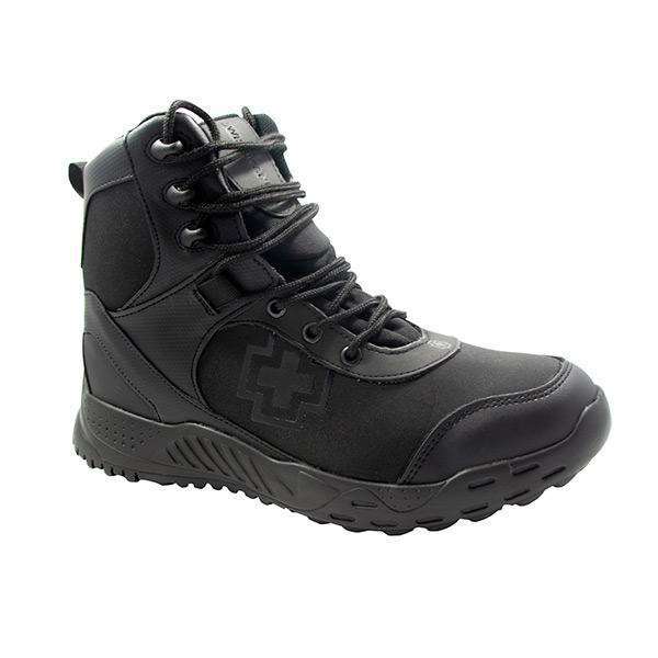 Swiss Brand, botas para hombre, tácticas, tipo piel, negro 054C03