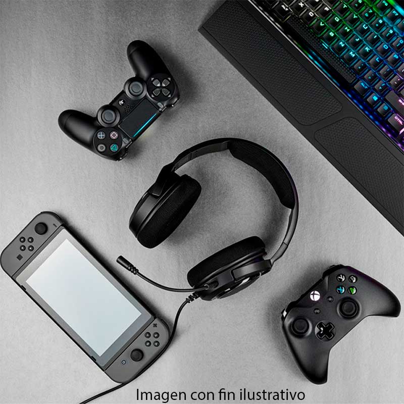 Diadema CORSAIR HS35 Stereo Gaming PS4 XBOX ONE Nintendo Carbon 3.5MM CA-9011195-NA
