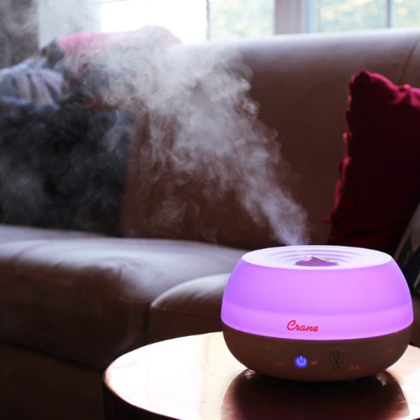 Humidificador Y Difusor De Aroma Blanco Modelo Personal Marca CRANE 