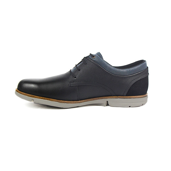 Incognita Zapato derby, casual, piel , negro y azul, 035C37