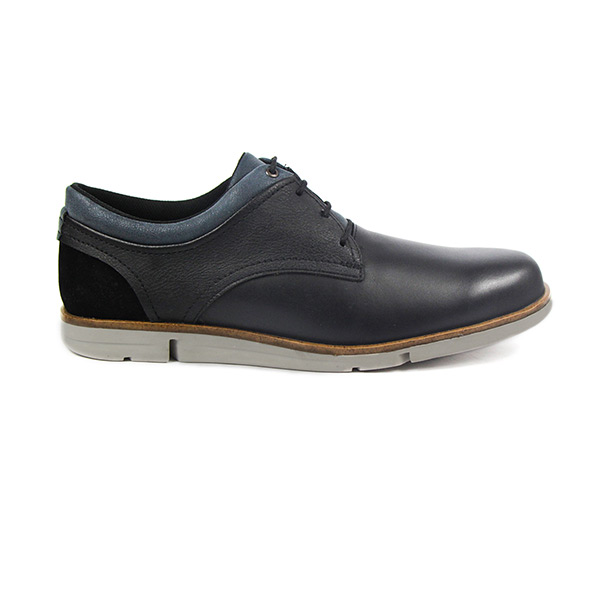 Incognita Zapato derby, casual, piel , negro y azul, 035C37