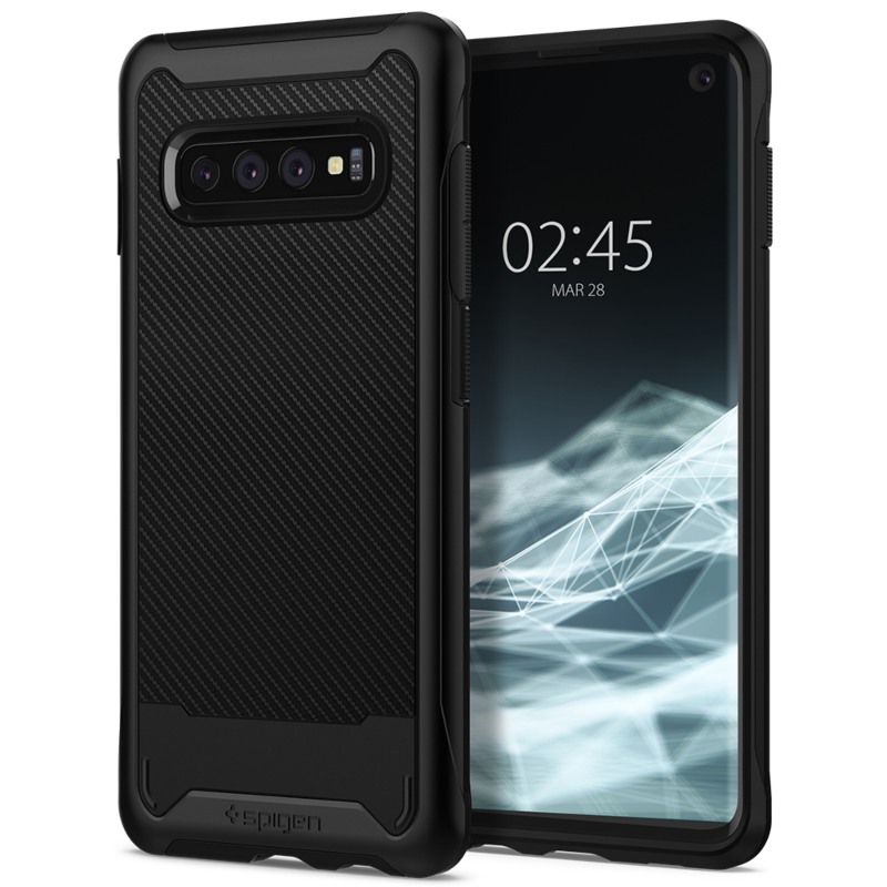 Funda Negro Hybrid NX Galaxy S10 Spigen