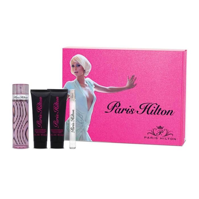 Set 4 Piezas Paris Hilton For Women Eau de Parfum 100 ml